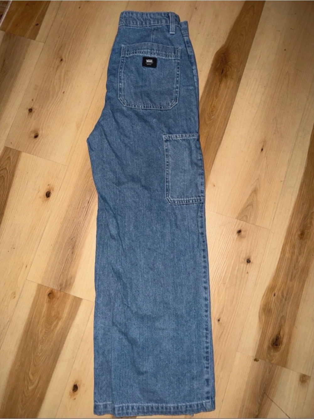 Vans Men's Light Blue Relaxed Carpenter Jeans